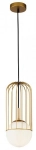 Lampa Wisząca Szklana Kula Maytoni P362PL-01G Telford E27 15cm x 180cm biały złoty