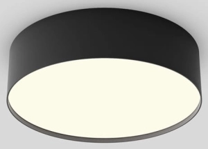 Czarny okrągły nowoczesny plafon Maytoni C032CL-24W3K-RD-B Zon 24W 3000K 22cm x 6cm