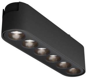 Czarny reflektor na szynę magentyczną Radity Maytoni TR082-1-6W4K-M-B Points LED 6W 4000K 11,6cm 36stopni