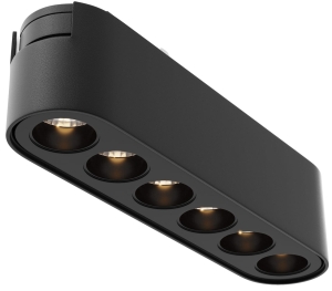 Czarny reflektor na szynę magentyczną Radity Maytoni TR082-1-6W3K-M-B Points LED 6W 3000K 11,6cm 36stopni