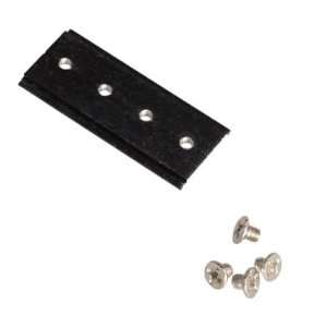 Czarny metalowy łącznik do szyn magnetycznych podtynkowych Micro11 Max Light NA0013