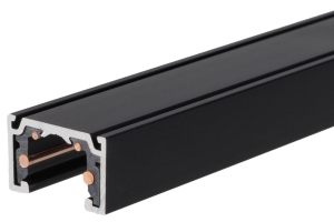 Czarny szynoprzewód magnetyczny natynkowy Micro11 Max Light NT0006 1m