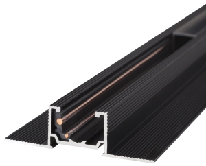 Czarny szynoprzewód magnetyczny podtynkowy na GK 12,5 mm do szpachlowania Micro11 Max Light NT0001 1m