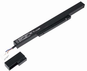 Czarny zasilacz wewnętrzny 48V 150W do szyn magnetycznych Micro11 Max Light NA0007 29,5cm