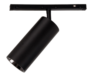 Czarny reflektor punktowy do szyn magnetycznych Micro11 Max Light N0002N 10W 3000K