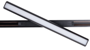 Czarna na Zigbee podłużna lampa obrotowa z mlecznym kloszem do światła ogólnego do szyn magnetycznych Micro11 Max Light N0006Z 12W 2700K-5000K 23cm