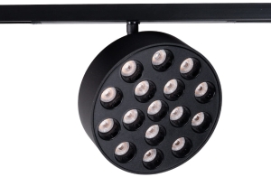 Czarna na Zigbee okrągła lampa z diodami do światła punktowego do szyn magnetycznych Micro11 Max Light N0012Z 12W 2700K-5000K 9,8cm