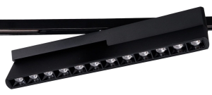 Czarna na Zigbee łamana lampa diodowa do oświetlenia punktowego do szyn magnetycznych Micro11 Max Light N0005Z 18W 3000K 23cm