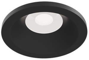 Lampa sufitowa hermetyczna punktowa podtynkowa spot bez regulacji Maytoni DL032-2-01B Zoom GU10 IP65 8,5cm czarny