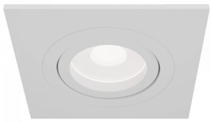 Lampa sufitowa Podtynkowa Maytoni DL024-2-01W Atom GU10 9,2cm x 6cm biały regulowana