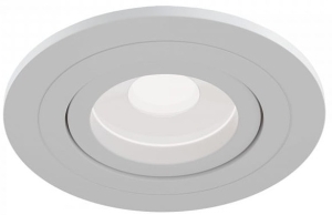 Lampa sufitowa Podtynkowa Punktowa Spot Regulowane Oczko Maytoni DL023-2-01W Atom GU10 9,2cm x 6cm biały