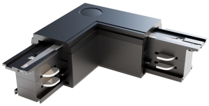 Czarny lewy łącznik kątowy do szyny 3-fazowej natynkowej Maytoni TRA005CL-31B-L