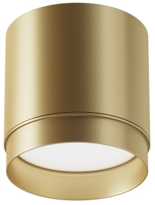 Matowa złota lampa sufitowa tuba spot Maytoni C088CL-GX53-MG Polar GX53 8,5cm x 8,2cm