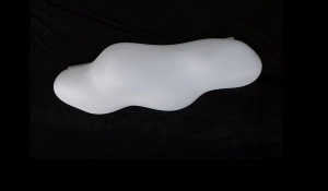 Lampa wisząca nowoczesna nieregularna z tworzywa chmurka Mantra 1881 Eos 6xE27 90x45cm