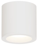 Biała lampa sufitowa łazienkowa tuba spot walec Yaskr CL0103-WH Luna GU10 IP65 7,6cm x 8cm