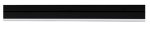 Czarna podłużna lampa mleczna obszarowa na szynę magnetyczną Multiline Loonari 402721 Stripe S 12W 2700-6000K CRI90 30cm 120stopni Zigbee