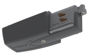 Szara prawa końcówka zasilająca do szynoprzewodów 3-fazowych natynkowych Unipro Chors 90.4151.U30.101