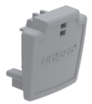 Biała zaślepka końcowa do szynoprzewodów 3-fazowych natynkowych Unipro Chors 90.4153.U30.003