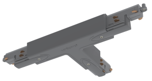 Szary łącznik T zasilający wersja B do szynoprzewodów 3-fazowych natynkowych Unipro Chors 90.4158.U30.101