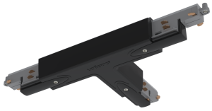 Czarny łącznik T zasilający wersja D do szynoprzewodów 3-fazowych natynkowych Unipro Chors 90.4160.U30.002