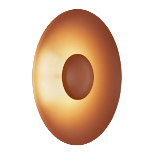 W kolorze terakoty okrągły kinkiet lampa ściennaa Argon 8866 Bolton LED 12,5W 3000K 42cm