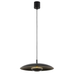 Czarna lampa wisząca w formie kapelusza Argon 8868 Bolton LED 12,5W 3000K 42cm
