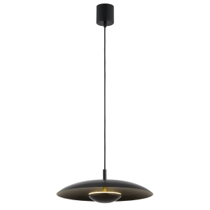 Czarna lampa wisząca w formie kapelusza Argon 8868 Bolton LED 12,5W 3000K 42cm