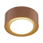 Płaska okrągła lampa sufitowa w kolorze terakoty Argon 8916 Elora GX53 4cm x 11cm