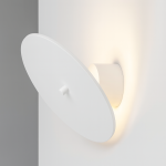 Śnieżnobiały okrągły regulowany ściemnialny kinkiet Chors 55.2103.D17.060 Ra Mini LED 8W 3000K CRI95 25cm