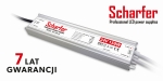 Zasilacz hermetyczny LED 150W 24V Scharfer SCH-150-24 IP67 279x57x25mm 7 lat gwarancji
