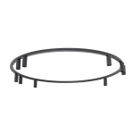 Okrągła czarna lampa sufitowa obręcz 116cm z reflektorami Nowodvorski 11950 Fourty Round 9xGU10