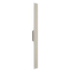 Beżowy prostokątny płaski kinkiet wodoszczelny 100cm Nowodvorski 11554 Isla LED 22W IP54 3000K