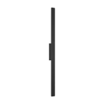 Czarny prostokątny płaski kinkiet wodoszczelny 100cm Nowodvorski 11555 Demi LED 18W IP54 3000K