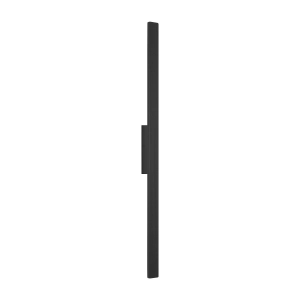 Czarny prostokątny płaski kinkiet wodoszczelny 100cm Nowodvorski 11555 Demi LED 18W IP54 3000K