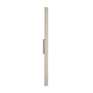 Beżowy prostokątny płaski kinkiet wodoszczelny 100cm Nowodvorski 11556 Demi LED 18W IP54 3000K