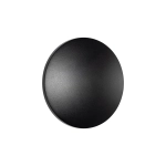 Czarny płaski okrągły 13,5cm kinkiet Nowodvorski 11562 Aria LED S 6W 3000K CRI90 IP54