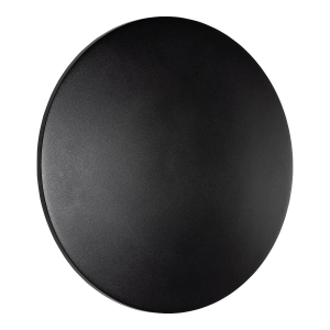 Czarny płaski okrągły 30cm kinkiet Nowodvorski 11572 Aria LED XL 15W 3000K CRI90 IP54