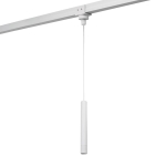 Biała lampa wisząca walec 3,6cm x 25,5cm na szynę magnetyczną wodoszczelną Azzardo AZ6961 Sonic LED 11W 3000K IP65 40stopni
