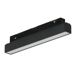 Czarny reflektor na szynoprzewody magnetyczne Alfa Azzardo AZ6284 Saga LED 12W 3000-6000K Dali 21,9cm
