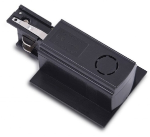 Czarna podtynkowa końcówka zasilająca prawa do szynoprzewodów 3-fazowych Azzardo AZ4304 3Line