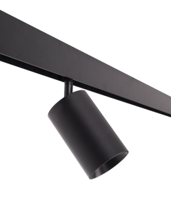 Czarny reflektor na szynoprzewody magnetyczne 24V Kama KL-T1001AT-55-18W-BK D55 LED 18W 2000K-6000K CRI90 36stopni ściemnialny