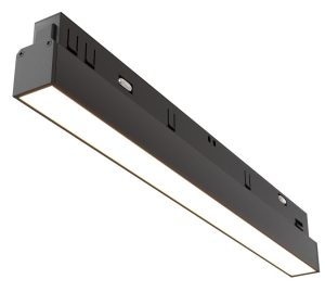 Czarna lampa listwa na szynoprzewody magnetyczne 24V Kama KL-T1001AJ-600-24W-BK L600 LED 24W 2000K-6000K CRI90 60cm