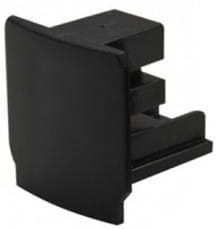 Czarna zaślepka do szyny natynkowej Global 3-fazowej Cora Lighting XTS41-2