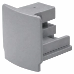 Szara zaślepka do szyny natynkowej 3-fazowej Global Cora Lighting XTS41-1