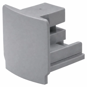 Szara zaślepka do szyny natynkowej 3-fazowej Global Cora Lighting XTS41-1