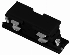 Czarny łącznik prosty wewnętrzny do szyny 3-fazowej Global Cora Lighting XTS21-2
