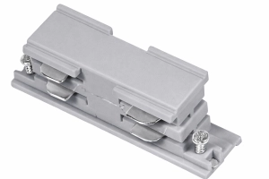 Szary łącznik prosty wewnętrzny do szyny 3-fazowej Global Cora Lighting XTS21-1