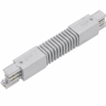 Szary łącznik giętki do szyny 3-fazowej natynkowej Global Cora Lighting XTS23-1