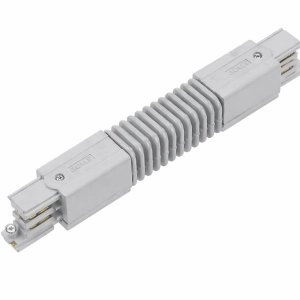 Szary łącznik giętki do szyny 3-fazowej natynkowej Global Cora Lighting XTS23-1
