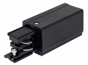 Czarna prawa końcówka zasilająca do szyny natynkowej Global 3-fazowej Cora Lighting XTS11-2